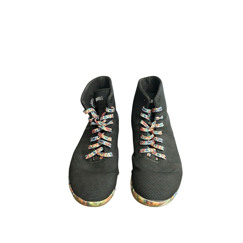 Nobull High Top Trainer Sneaker Women's Size 13 Men’s Size 11.5 Black Wild Shoes